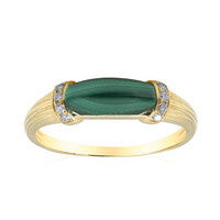 Anello in oro con Malachite (CIRARI)