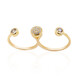 Anello in oro con Diamante Champagne d'Argyle SI2 (de Melo)