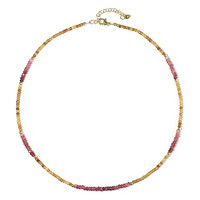 Collana in argento con Tormalina Rosa