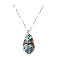 Collana in argento con Conchiglia Abalone
