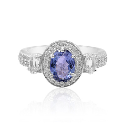 Anello in argento con Tanzanite