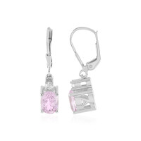Orecchini in argento con Kunzite