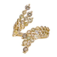 Anello in oro con Diamante Fancy SI2 (CIRARI)