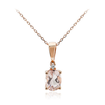 Collana in oro con Morganite AAA (CIRARI)