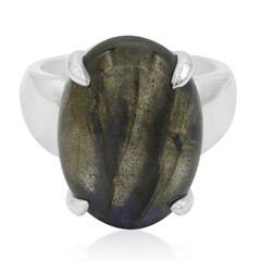 Anello in argento con Labradorite