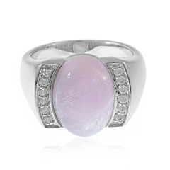 Anello in argento con Kunzite