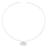 Collana girocollo in argento con Madreperla