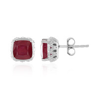 Orecchini in argento con Rubino Bemainty