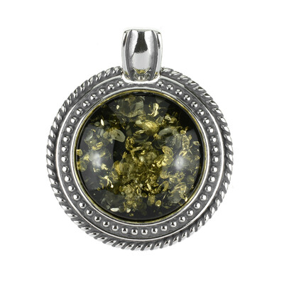 Ciondolo in argento con Ambra Baltica (dagen)