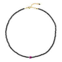 Collana in argento con Ematite Porpora