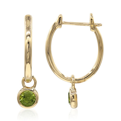 Orecchini in oro con Peridoto Arizona (Amanda Adkins)