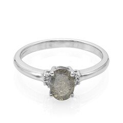 Anello in argento con Labradorite