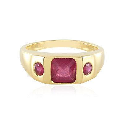 Anello in argento con Rubino del Madagascar