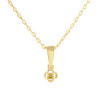 Collana in argento con Diamante Giallo I3