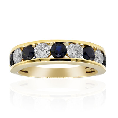 Anello in oro con Zaffiro Ceylon Blu (CIRARI)