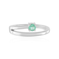 Anello in argento con Smeraldo Russo