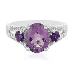 Anello in argento con Ametista
