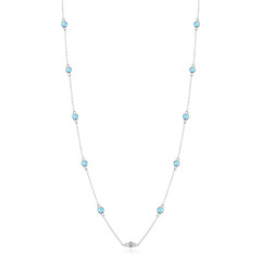 Collana in argento con Turchese Sleeping Beauty (Faszination Türkis)