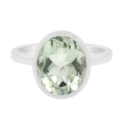 Anello in argento con Ametista Verde