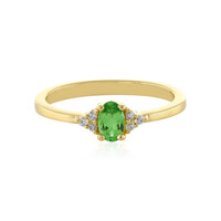 Anello in argento con Tsavorite