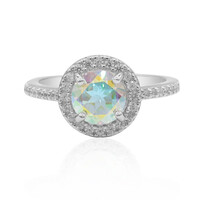 Anello in argento con Topazio Moonlight