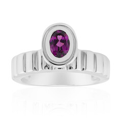 Anello in argento con Granato Roshoite (Pallanova)