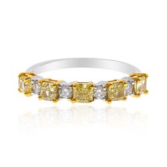 Anello in oro con Diamante Giallo SI1 (CIRARI)
