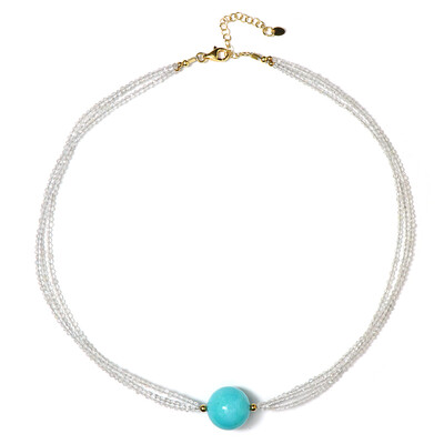 Collana in argento con Amazzonite
