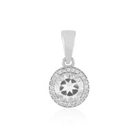 Ciondolo in argento con Topazio Bianco
