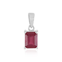 Ciondolo in argento con Rubino Bemainty