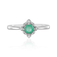 Anello in argento con Smeraldo Colombiano