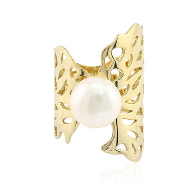 Anello in argento con Perla di Acqua Dolce (TPC)