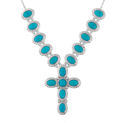 Collana in argento con Turchese Sleeping Beauty
