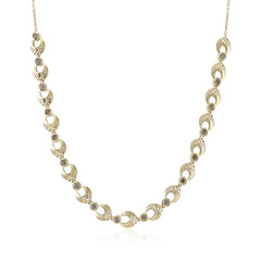 Collana in oro con Diamante Champagne I2 (Ornaments by de Melo)
