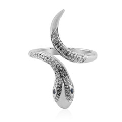 Anello in argento con Zaffiro Blu