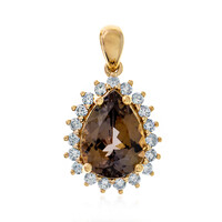 Ciondolo in oro con Tanzanite (non riscaldata)
