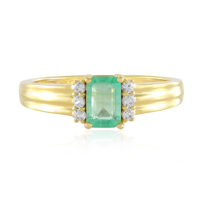 Anello in argento con Smeraldo Russo