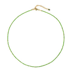 Collana in argento con Diopside Russo