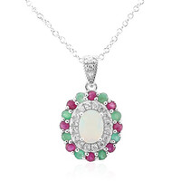 Collana in argento con Opale di Welo