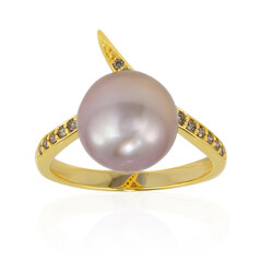 Anello in oro con Perla Ming Rosa Royal (TPC)