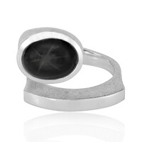 Anello in argento con Diopside Stellato d'India