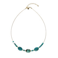 Collana in acciaio inossidabile con Turchese