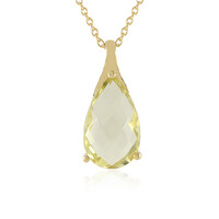 Collana in argento con Quarzo Limone