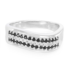 Anello in argento con Spinello Nero