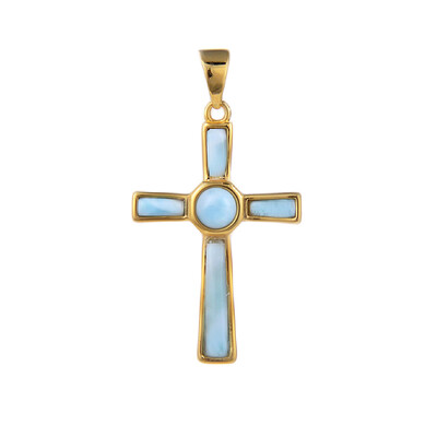 Ciondolo in argento con Larimar