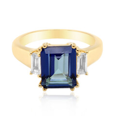 Anello in argento con Topazio Blu Royal