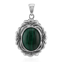 Ciondolo in argento con Malachite (Art of Nature)