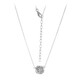 Collana in argento con Topazio Bianco