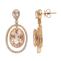 Orecchini in oro con Morganite AAA (CIRARI)
