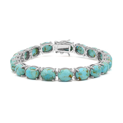 Bracciale in argento con Turchese